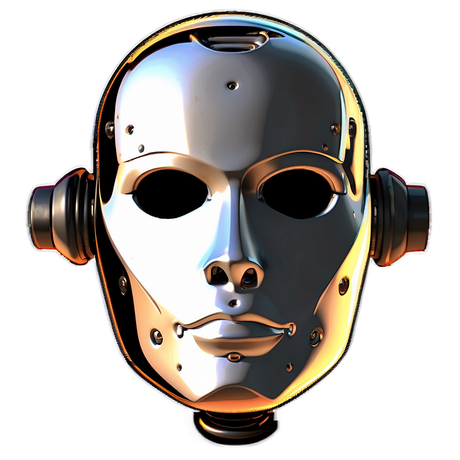 Robot Head Silhouette Png Bwo