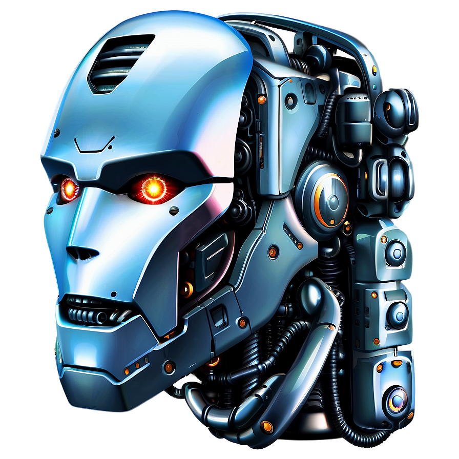 Robot Head Vector Png 06212024