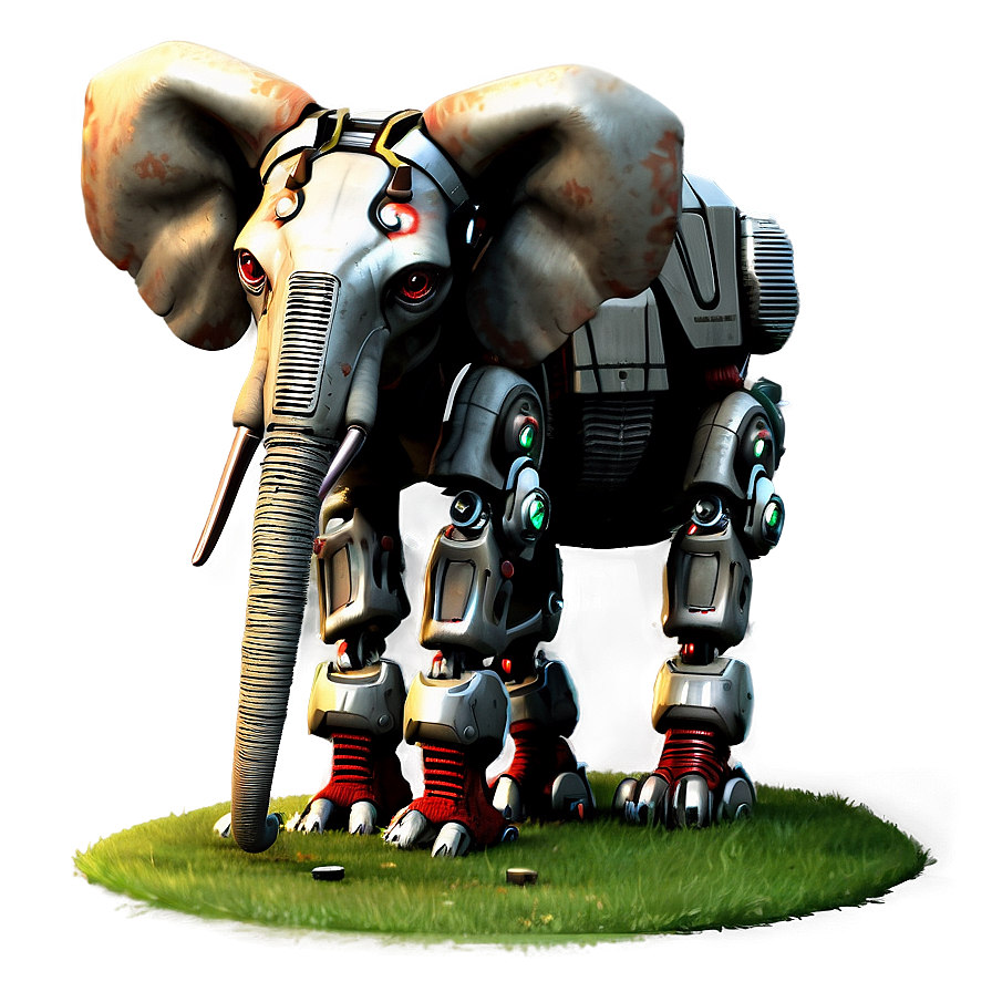 Robotic Elephant Concept Png 68