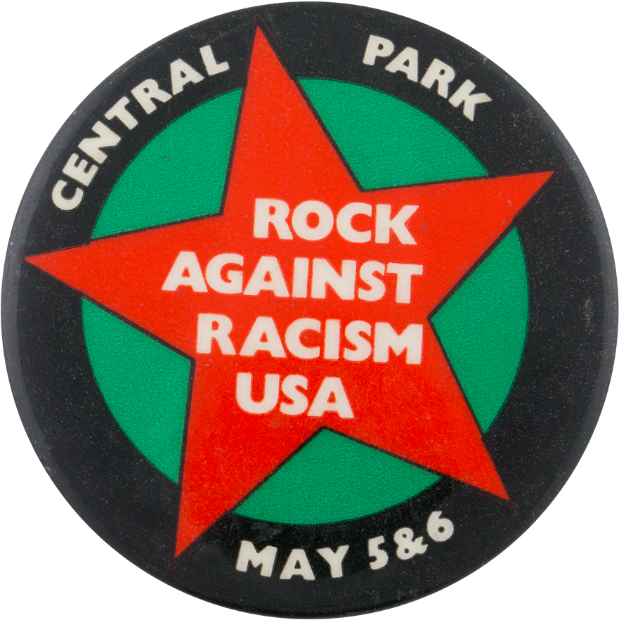 Rock Against Racism Button