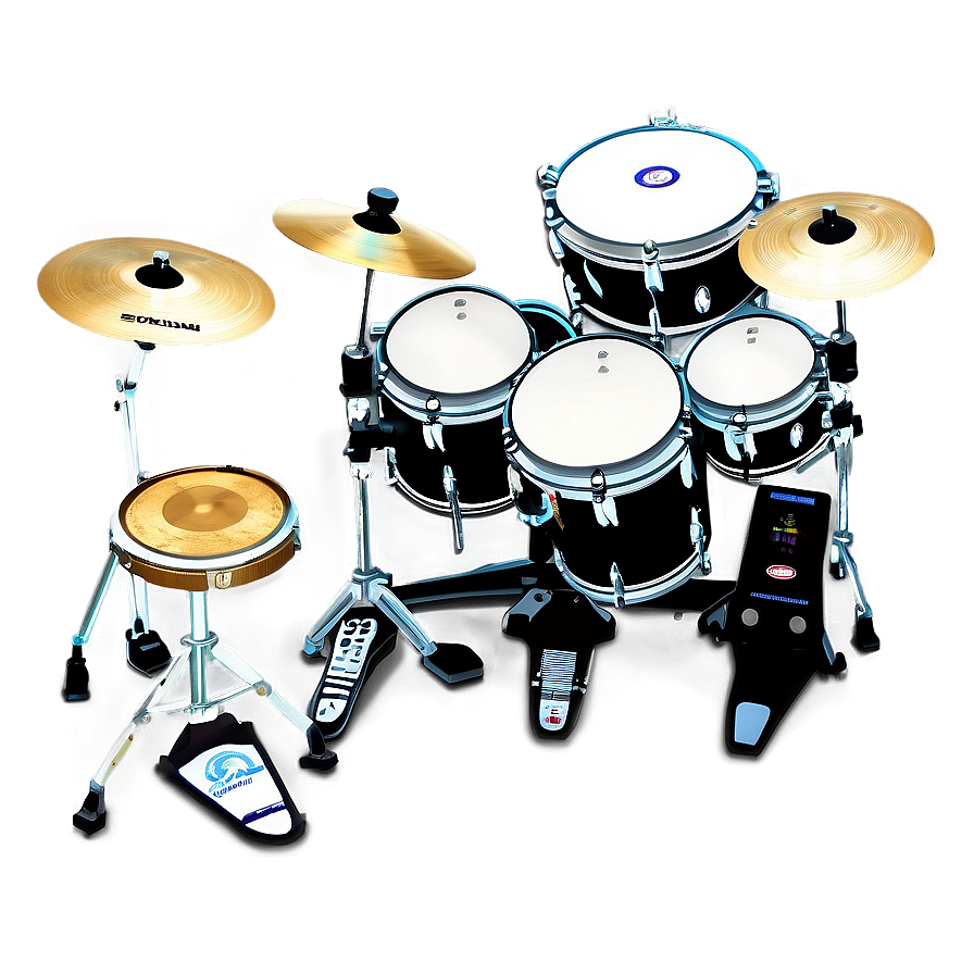 Rock Band Drum Kit Png 06212024