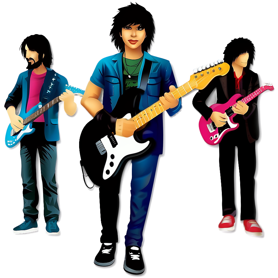 Rock Band Music Clipart Png 24