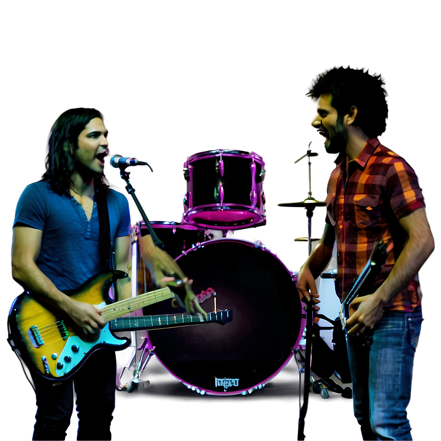 Rock Band Singing PNG xbr25 PNG with transparent background