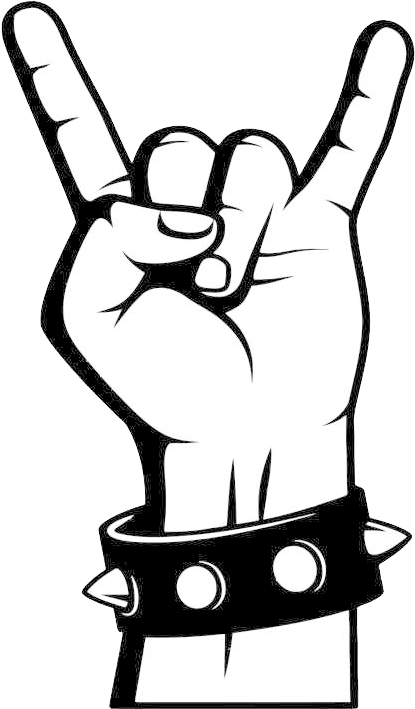 Punk Rock Png - Mano Rockera Png, Transparent Png PNG with transparent background