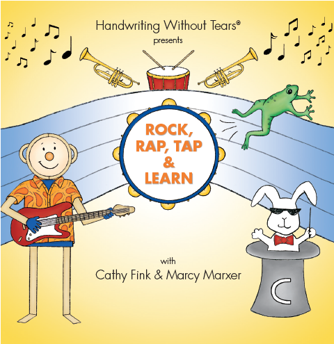 Rock Rap Tapand Learn Album Cover PNG with transparent background