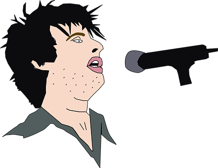 Rock_ Singer_ Performance_ Vector