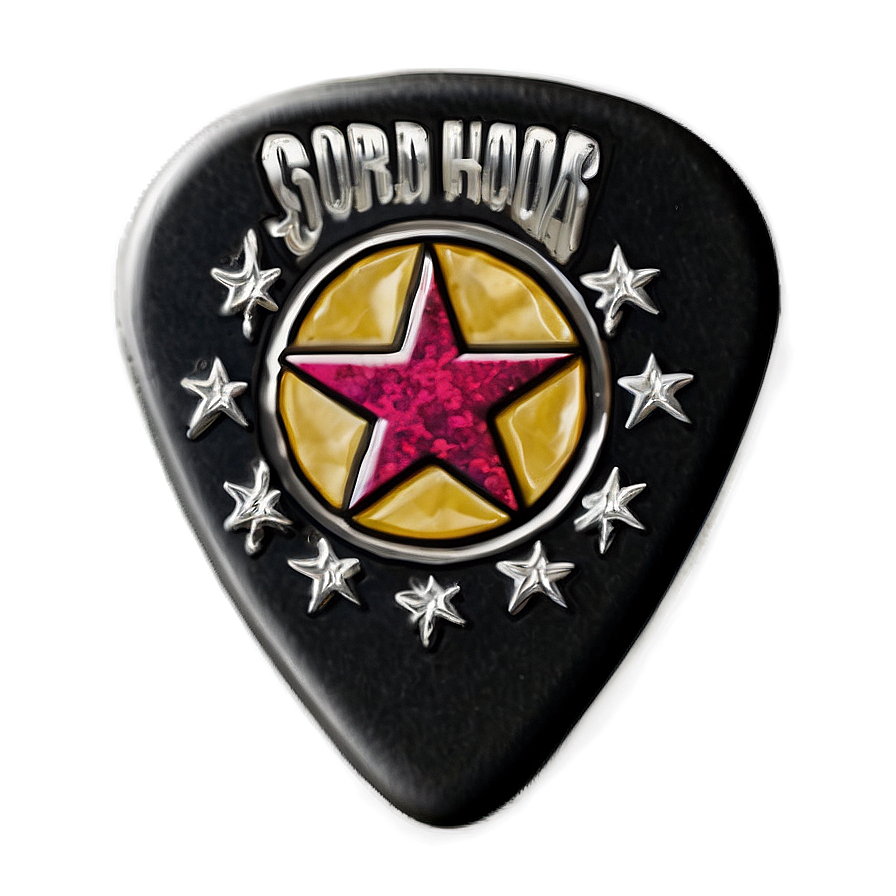 Rock Star Guitar Pick Png 45