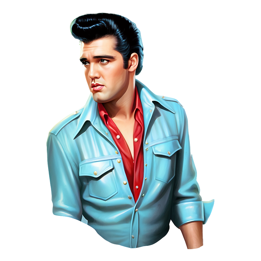 Rockabilly Elvis Presley Png Obf