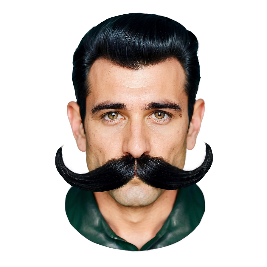 Rockabilly Musician Mustache PNG nwa PNG image with a transparent background, free high-resolution download