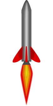 Rocket Illustration Launching