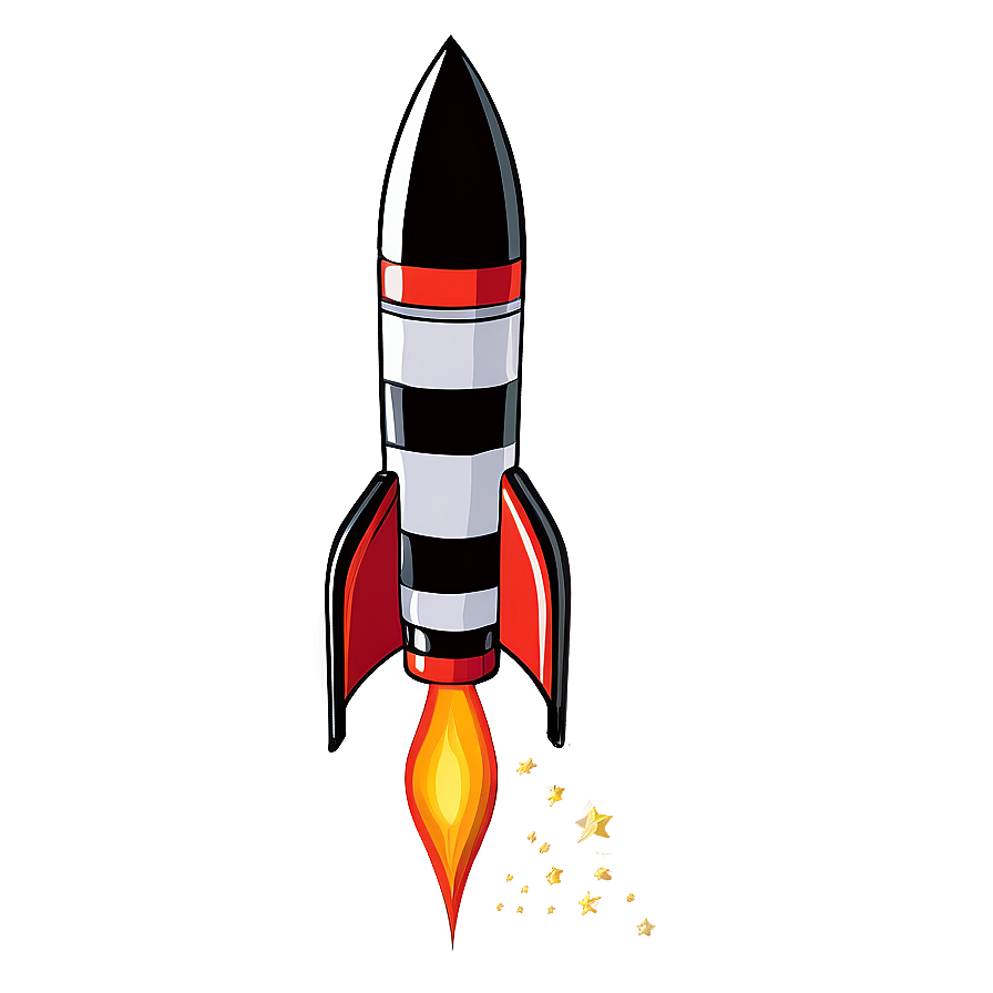 Rocket Illustration Png 94