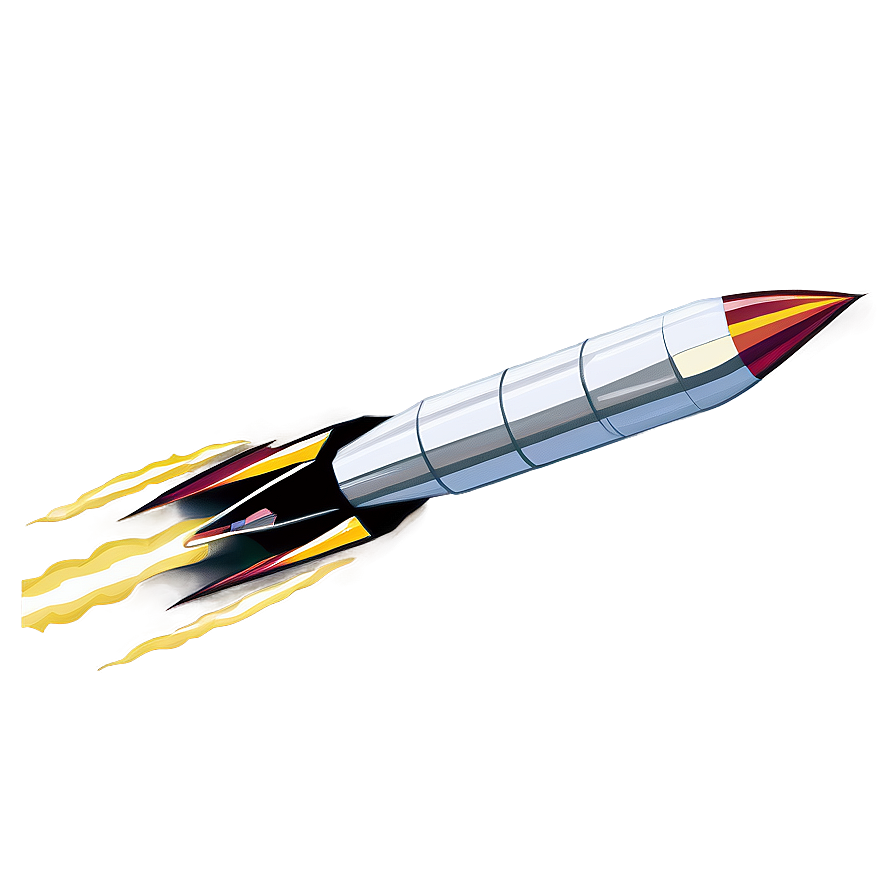 Rocket In Flight Png 76