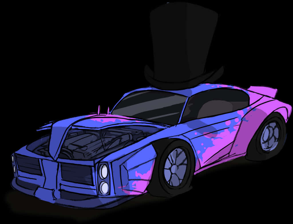 Rocket League Car With Top Hat