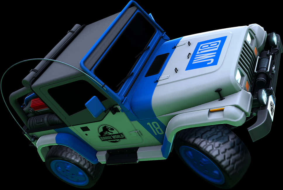 Rocket League Jurassic Jeep Wrangler