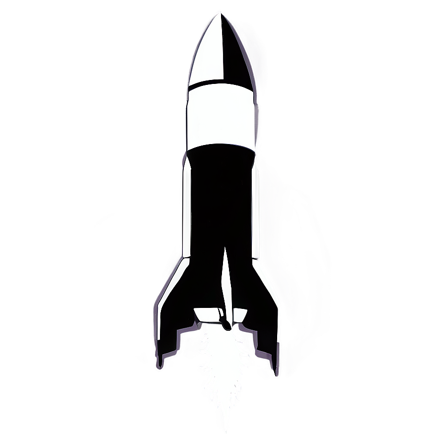 Rocket Silhouette Png 63