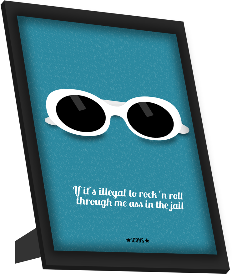 Rockn Roll Sunglasses Art Print