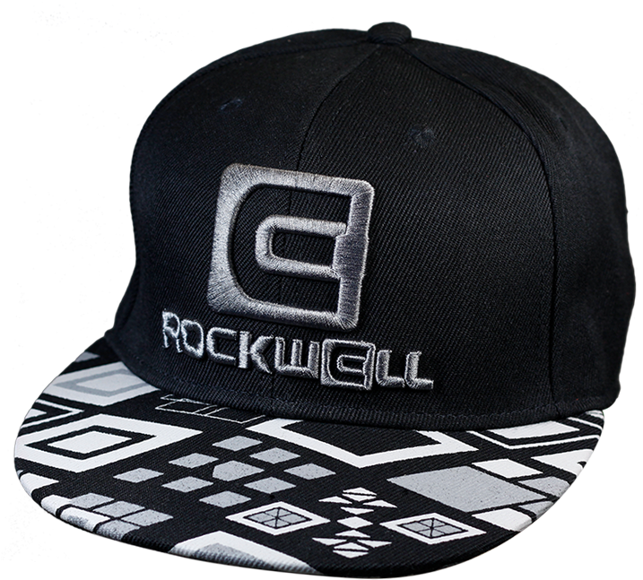 Rockwell Geometric Pattern Snapback Hat