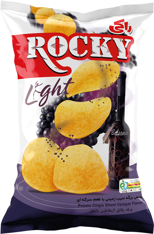 Rocky Light Balsamic Vinegar Flavored Chips