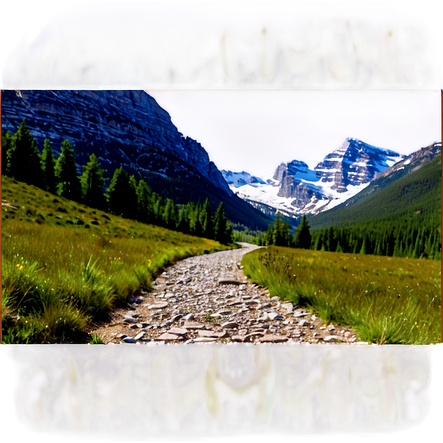 Rocky Mountain Path Png 10