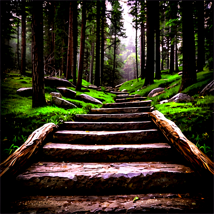 Rocky Mountain Path PNG ecd PNG with transparent background