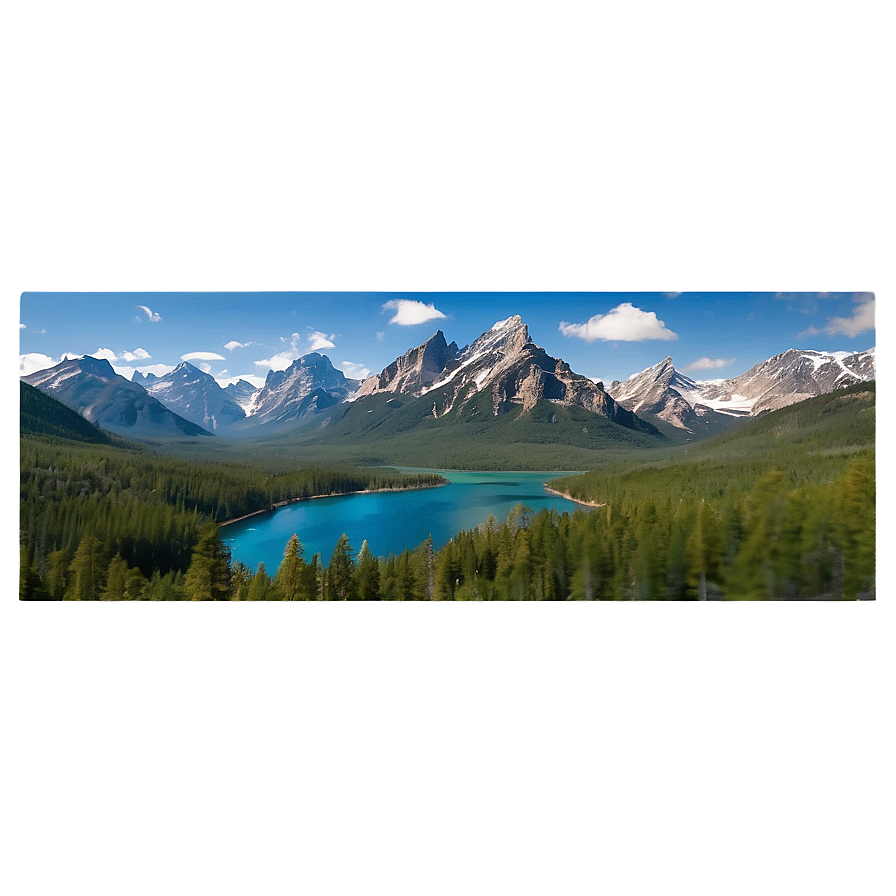 Rocky Mountain Scenery PNG jxe51 PNG with transparent background