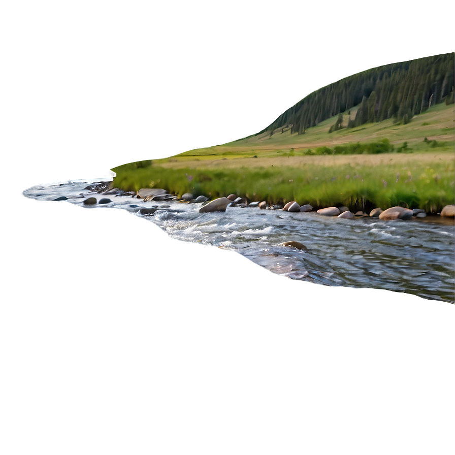 Rocky Mountain Stream Landscape Png 17