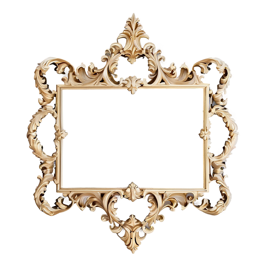 Rococo Ornate Frame Png Gvh