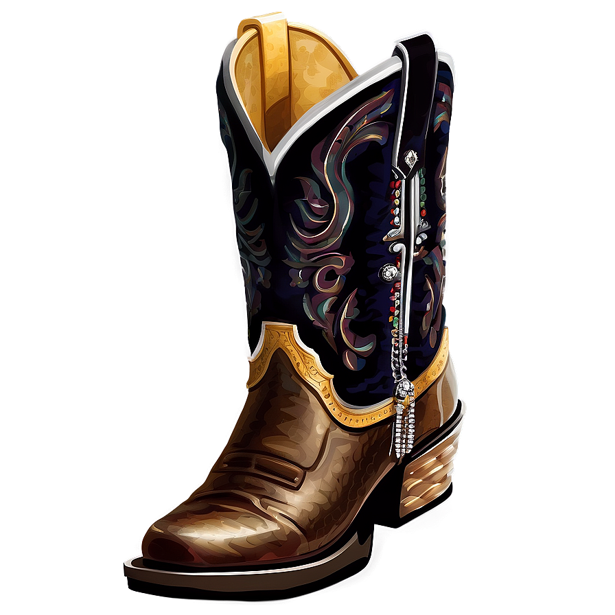 Rodeo Spurs Illustration Png 06252024