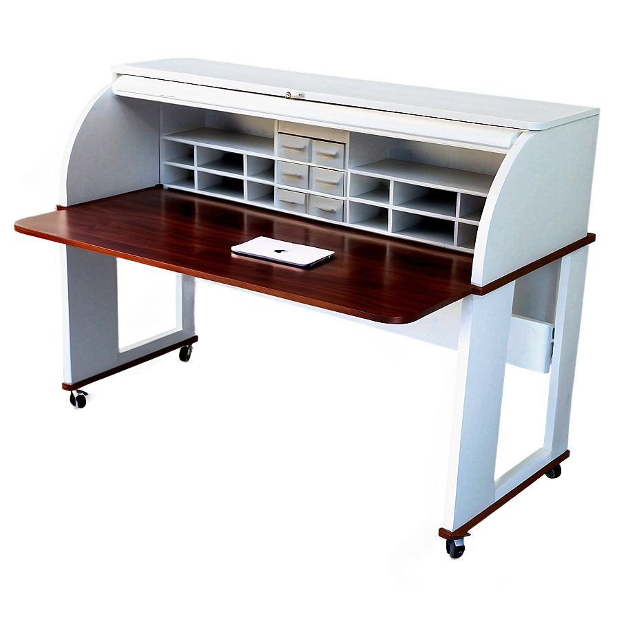 Roll Top Office Desk Png Bot