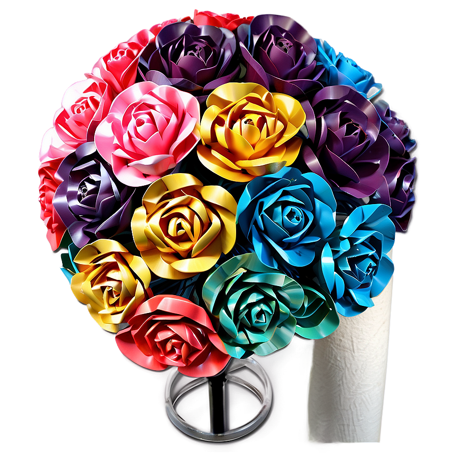 Rolled Flower Lampshade Enhancement Png 06282024