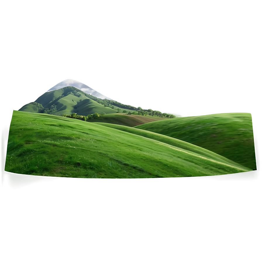 Rolling Green Hills Landscape Png 06232024