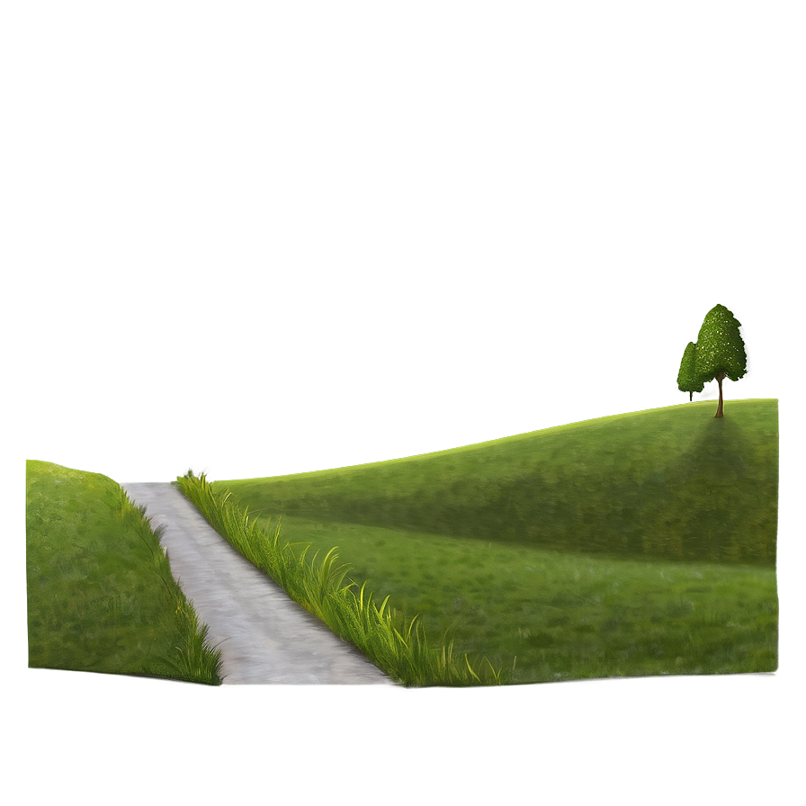 Rolling Hills Path PNG yre59 PNG with transparent background