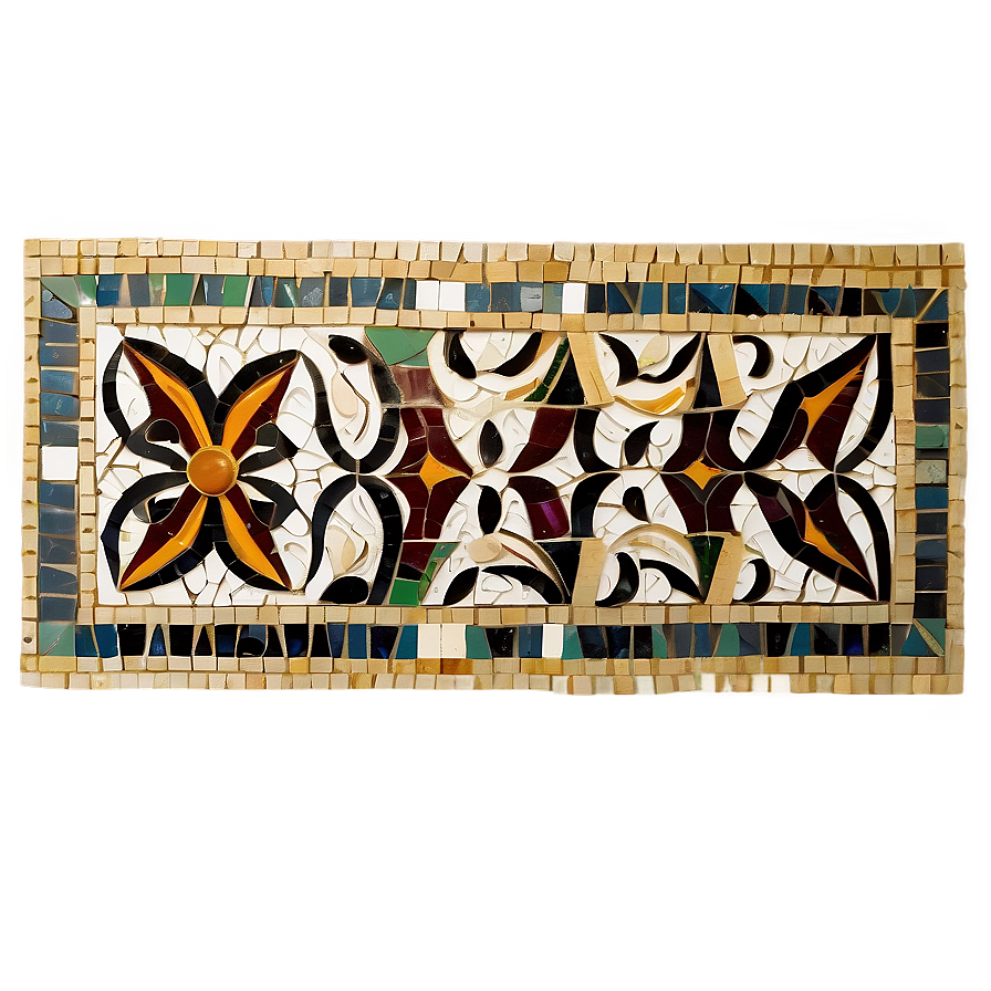 Roman Mosaic Design Png Taa4