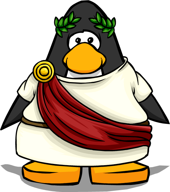 Rome Clipart Roman Toga - Club Penguin Black Belt, HD Png Download PNG with transparent background