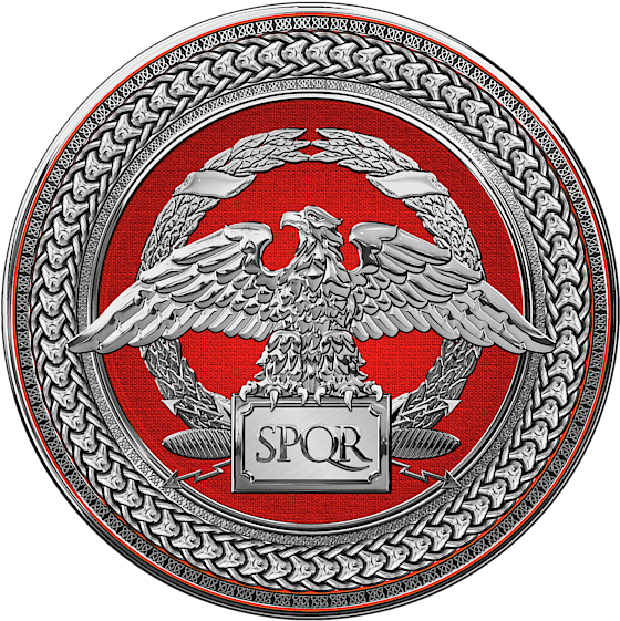 Roman S P Q R Eagle Emblem