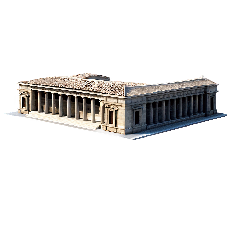 Roman Senate Building PNG 06232024 PNG with transparent background