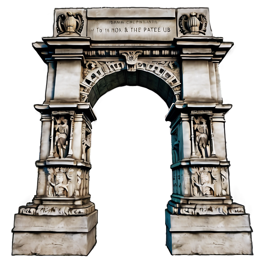 Roman Triumphal Arch Png 06122024