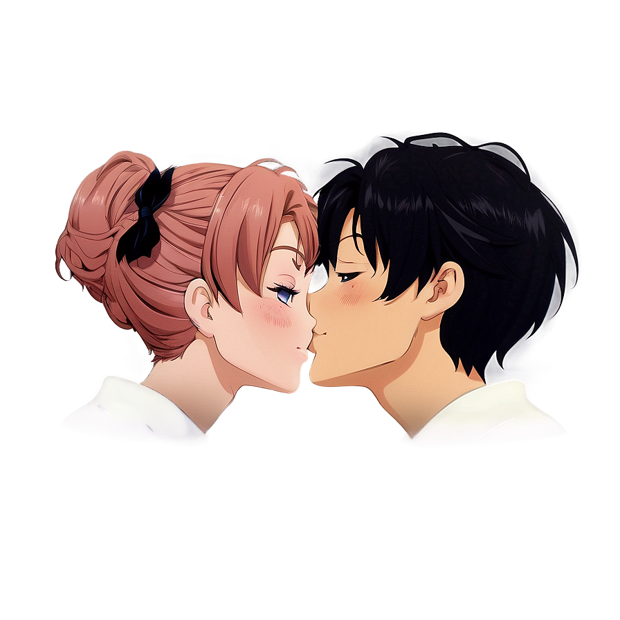 Romantic Anime Blush Scene Png 53