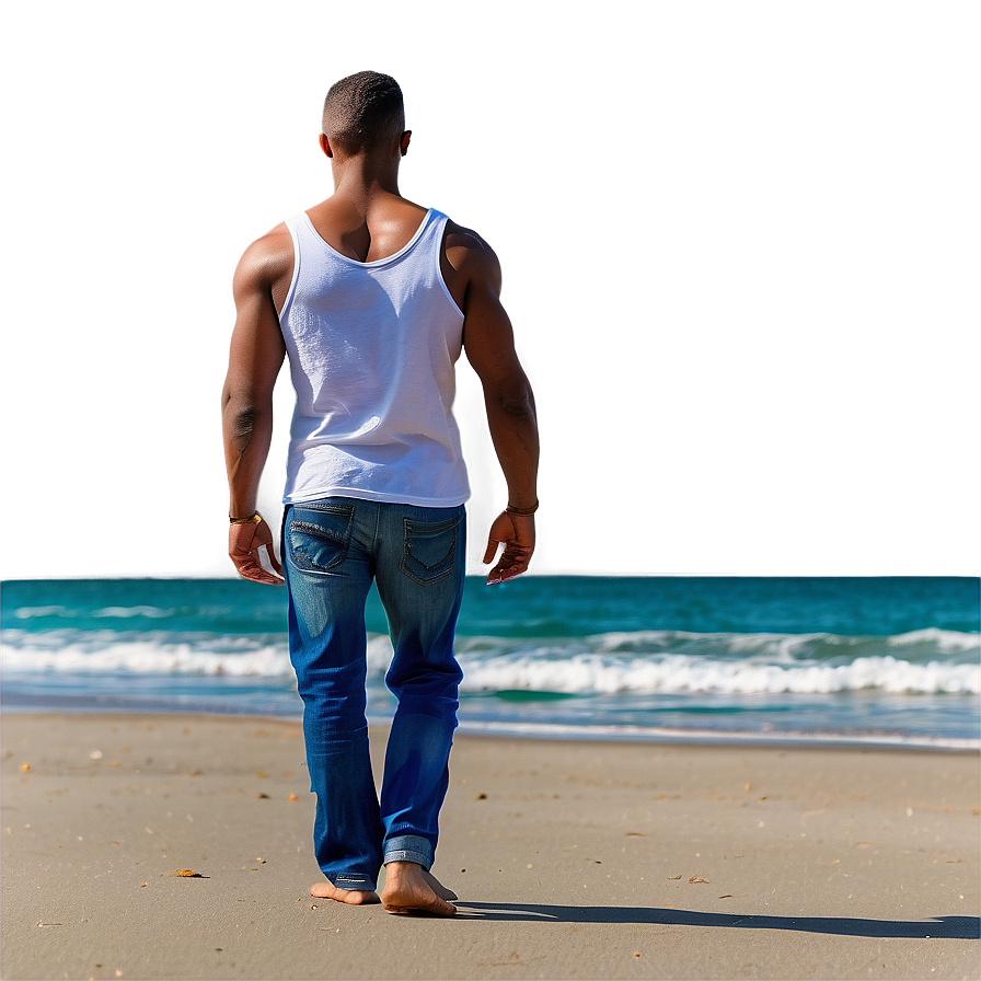 Romantic Beach Walk Png Spx