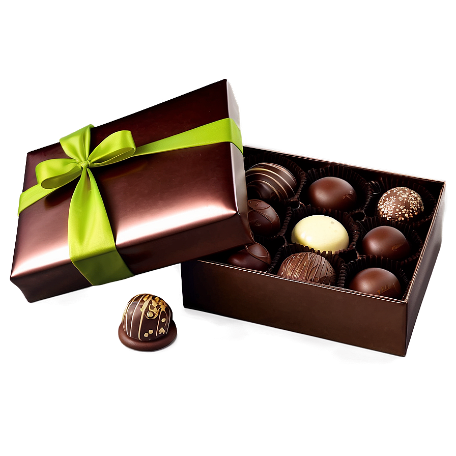 Romantic Chocolate Gift Box Png 5