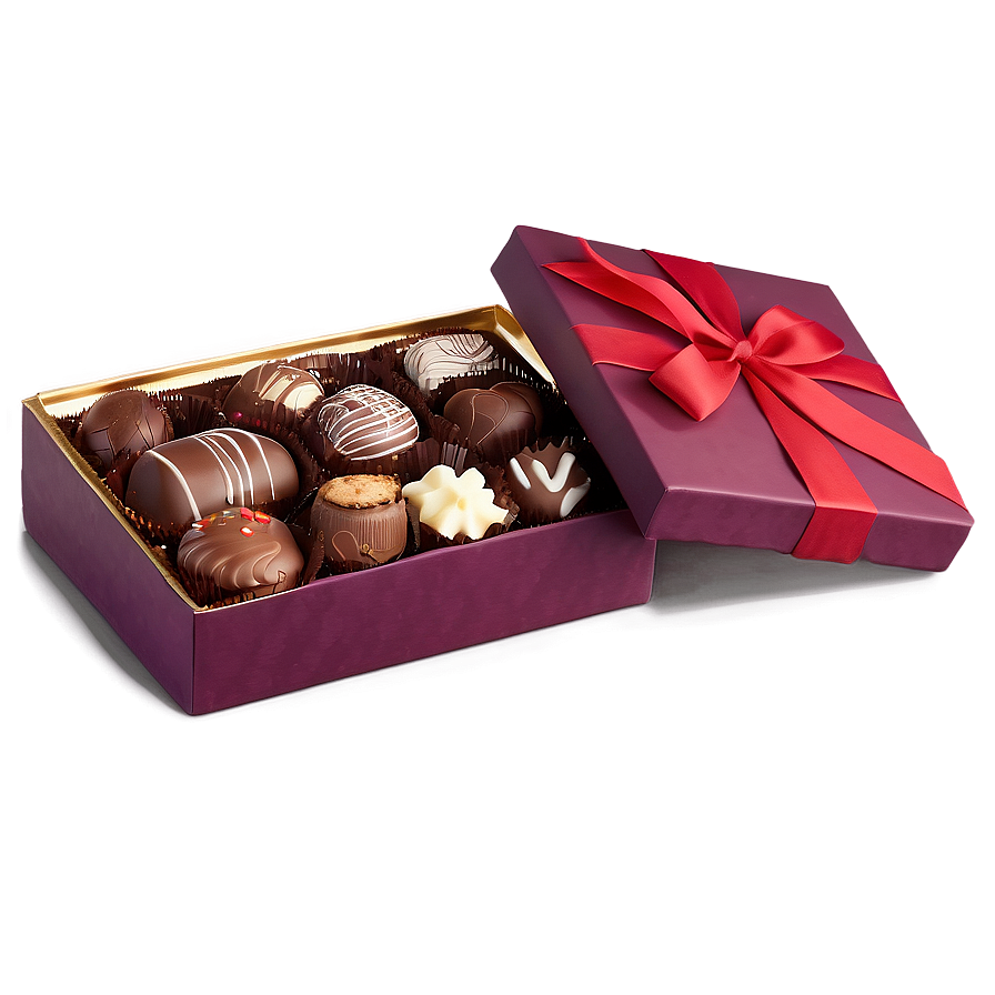 Romantic Chocolate Gift Box PNG 53 PNG image with a transparent background, free high-resolution download