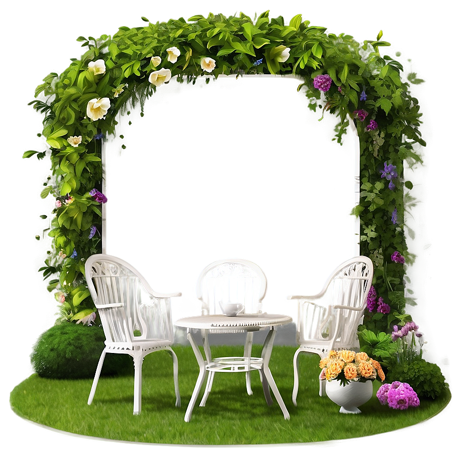 Romantic Garden Settings Png 06112024