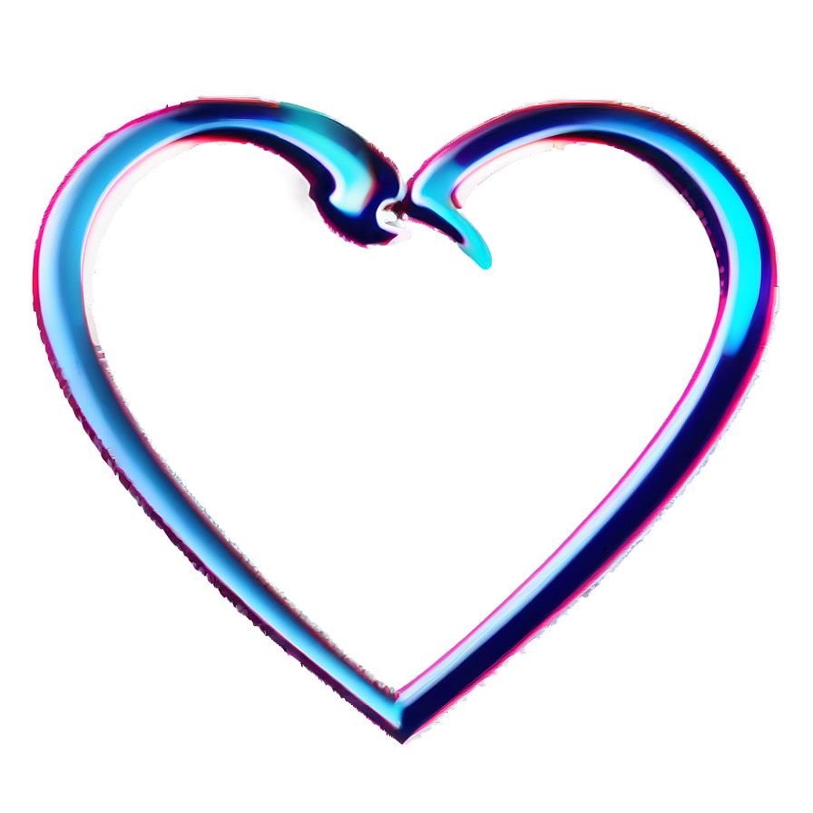 Romantic Heart Outline PNG fjs13 PNG image with a transparent background, free high-resolution download