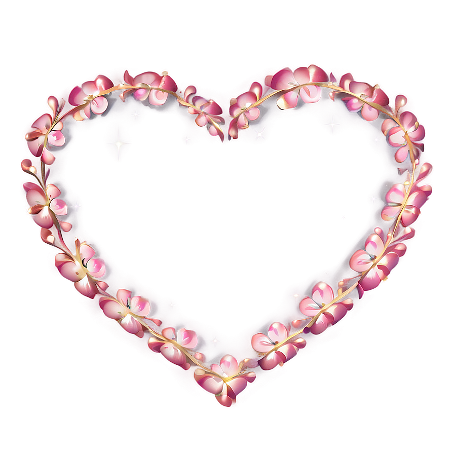 Romantic Heart Overlay Png 3