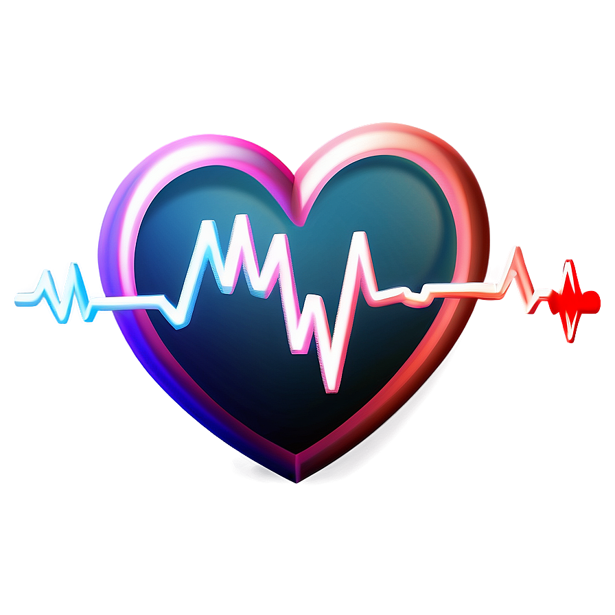 Romantic Heartbeat Illustration Png Feu29