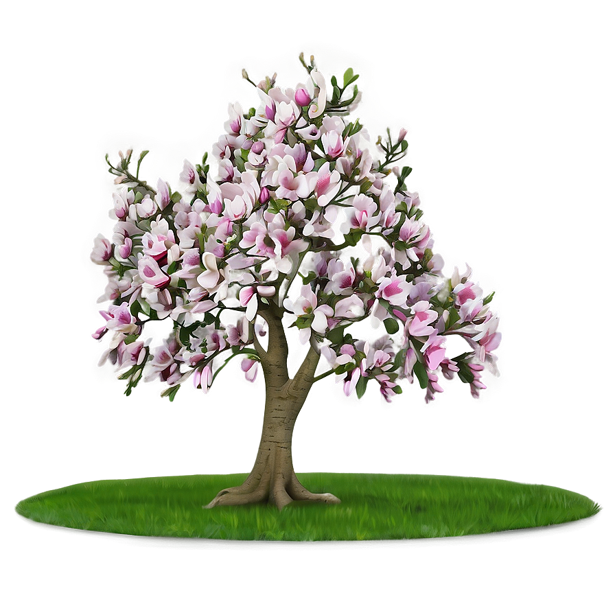 Romantic Magnolia Tree Scene Png 06212024