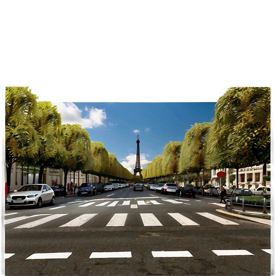 Romantic Paris Street View Png Gjg