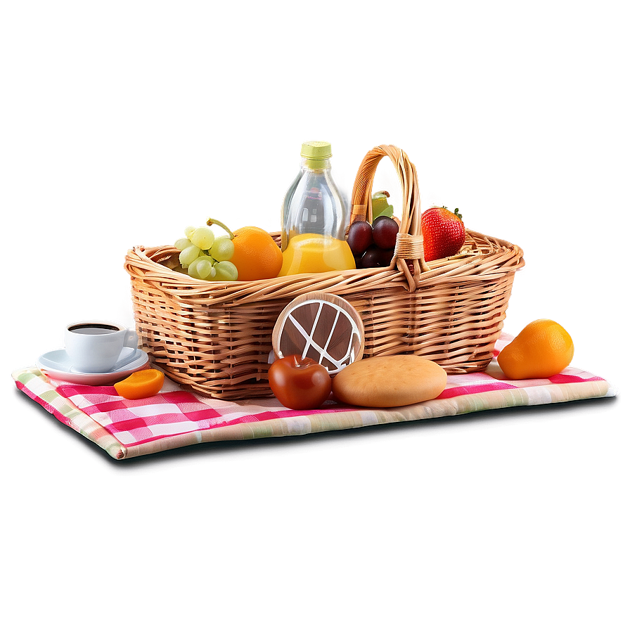 Romantic Picnic Basket Png 49