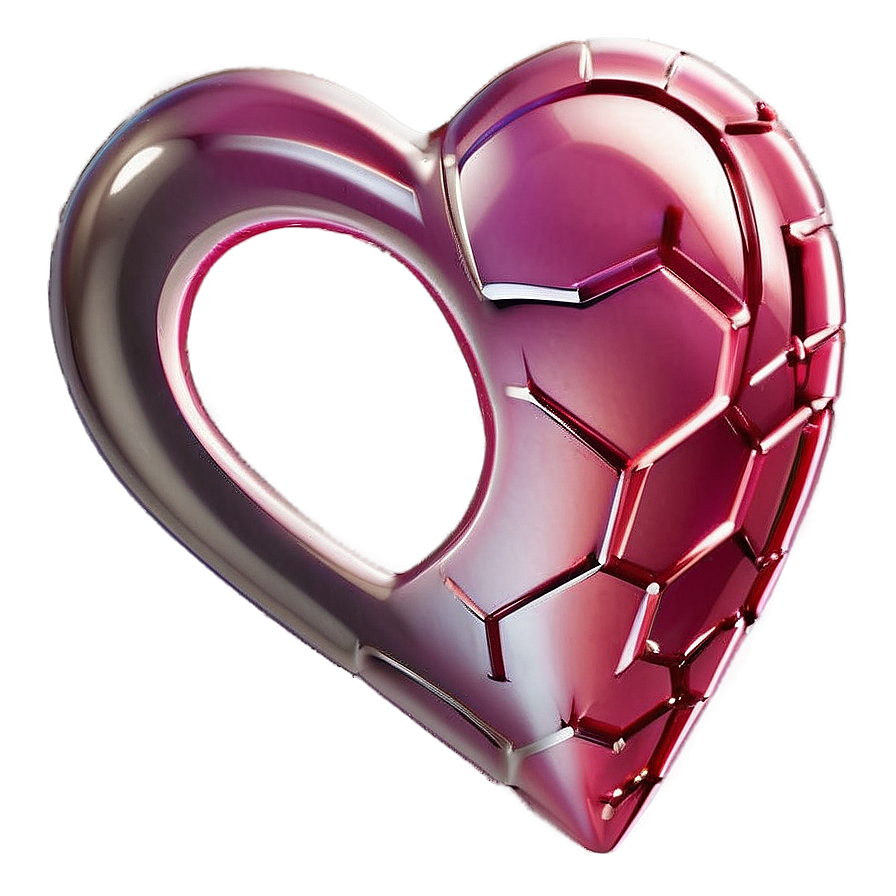 Romantic Pink Heart Png 05232024