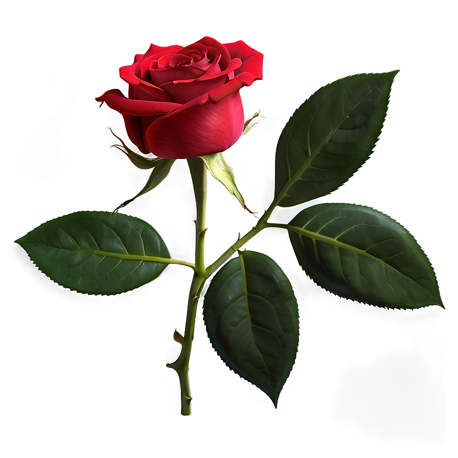 Romantic Red Rose Png 42